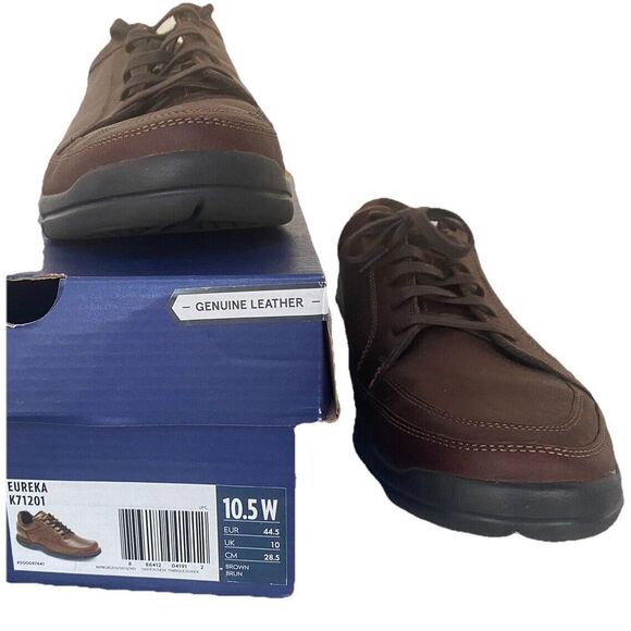 Rockport Men\'s Ridgefield Eureka Lace-Up Brown -‎ FI284-JBR31 (K71201), Brown